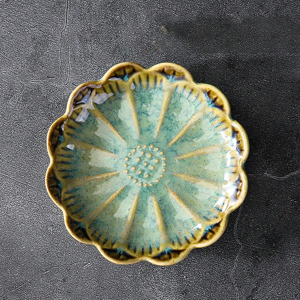 Ceramic Lotus Leaf Jewelry Tray