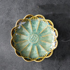 Ceramic Lotus Leaf Jewelry Tray