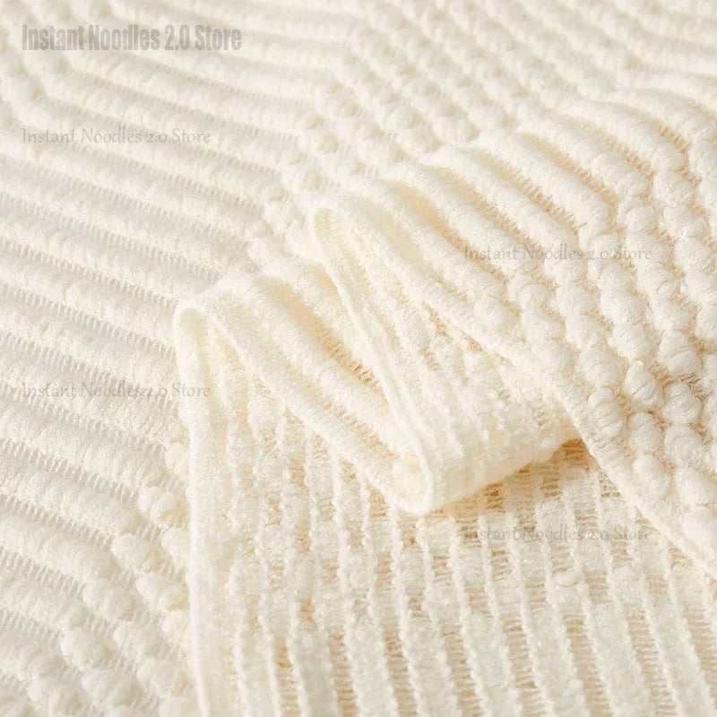 Chunky Knit Throw Blanket