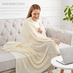 Chunky Knit Throw Blanket