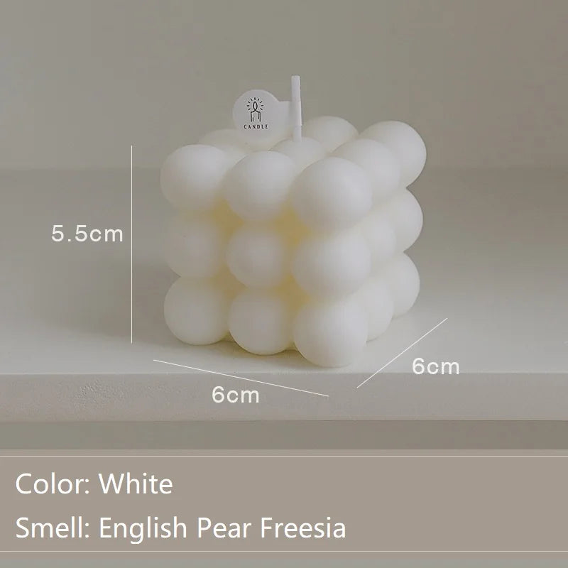 Mini Bubble Cube Scented Candle
