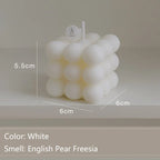 Mini Bubble Cube Scented Candle