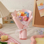 Handmade Mini Crochet Flower Bouquet