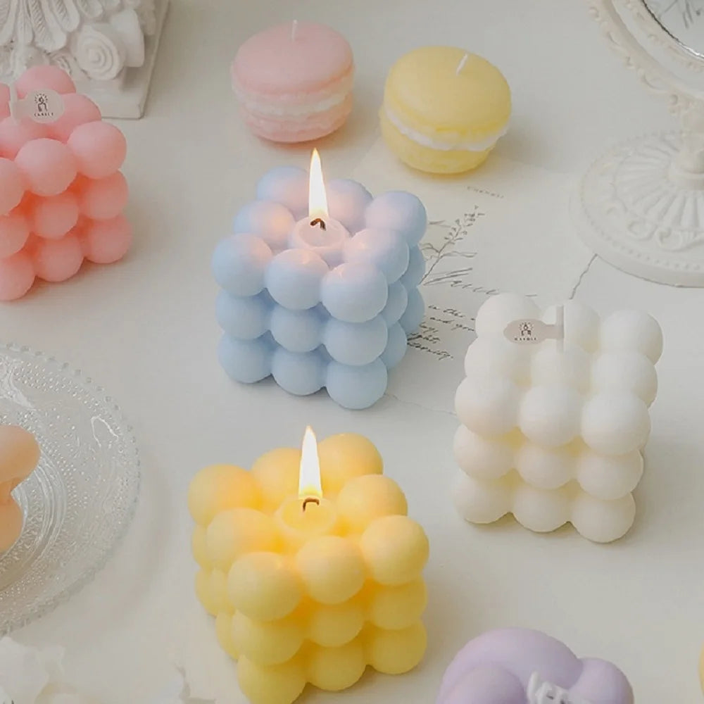 Mini Bubble Cube Scented Candle