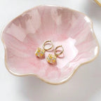 Ceramic Lotus Leaf Jewelry Tray