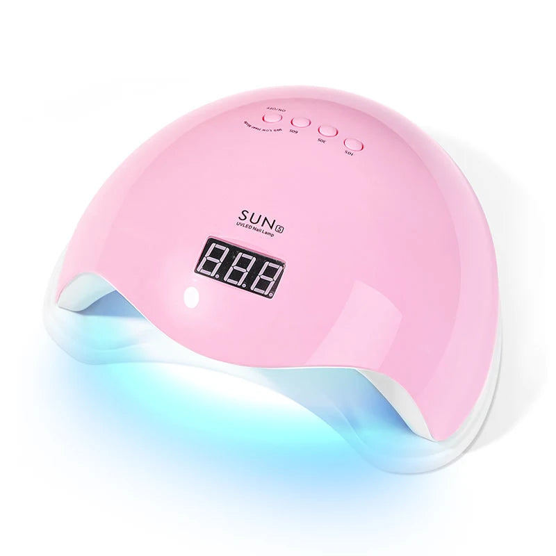 48W Nail Dryer Gel Nail Polish Curing LED UV Light with 4 Timers Automatic Sensor LCD Display Professional Nail Art Tools