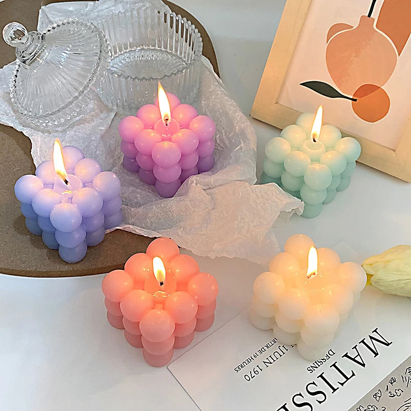26 Shapes Smokeless Aesthetic Candle Scented Candles Decoration Christmas Handmade DIY Home Room Decor Tools Accessories