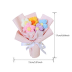 Handmade Mini Crochet Flower Bouquet