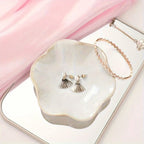 Ceramic Lotus Leaf Jewelry Tray