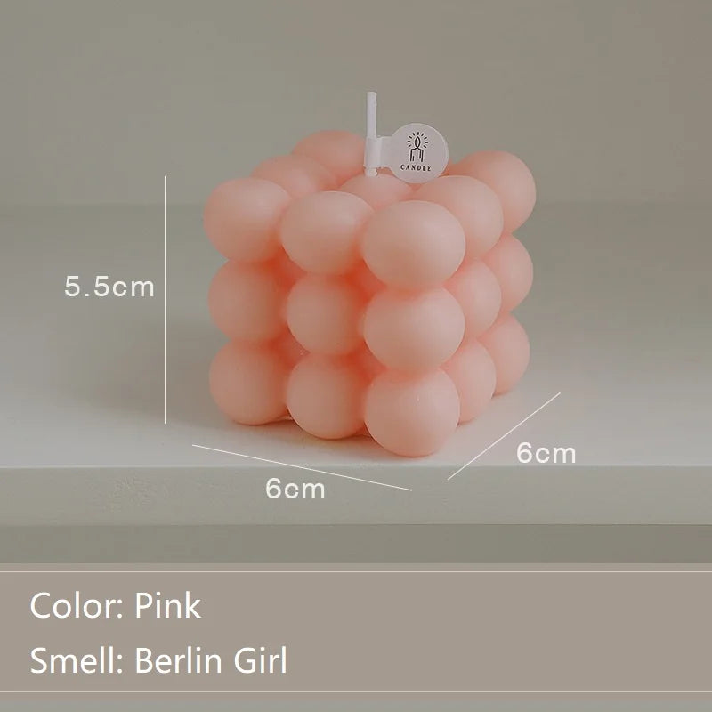 Mini Bubble Cube Scented Candle