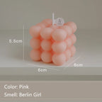 Mini Bubble Cube Scented Candle