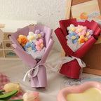 Handmade Mini Crochet Flower Bouquet