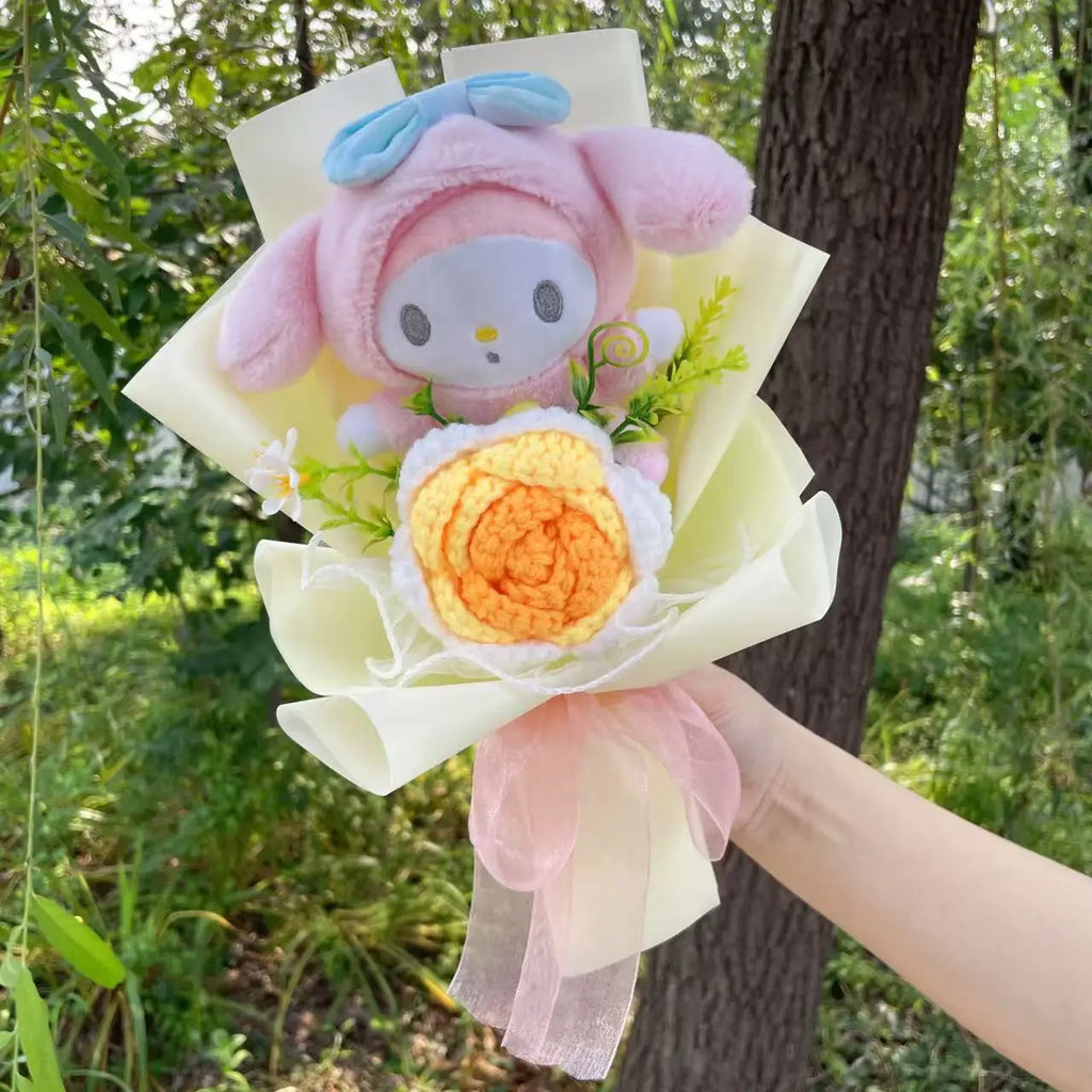 Cartoon Plush Flower Bouquet
