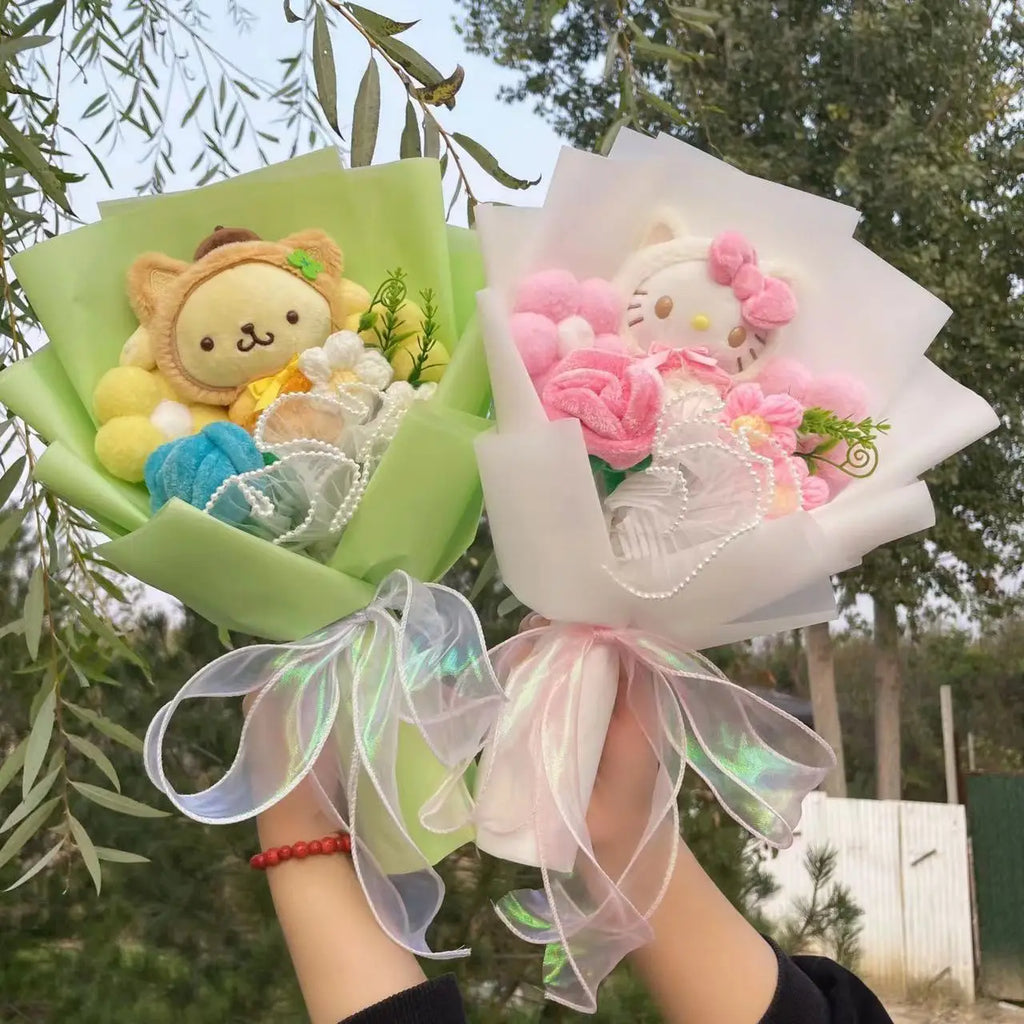 Cartoon Plush Flower Bouquet