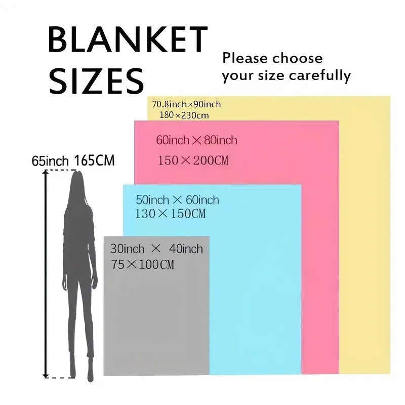 MINISO Hello Kitty Leopard Print Flannel Printed Blanket for Sofa Throw Blankets Reversible Children Blanket All-Season Decor