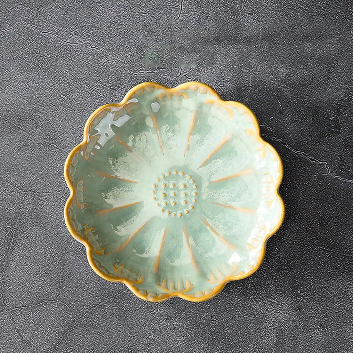 1PC Elegant Ceramic Lotus Leaf Jewelry Organizer Tray for Earrings, Rings, Gadgets, Perfect Birthday or New Year Gifts