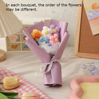 Handmade Mini Crochet Flower Bouquet