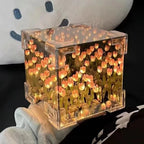 DIY Tulip Mirror Cube Lamp