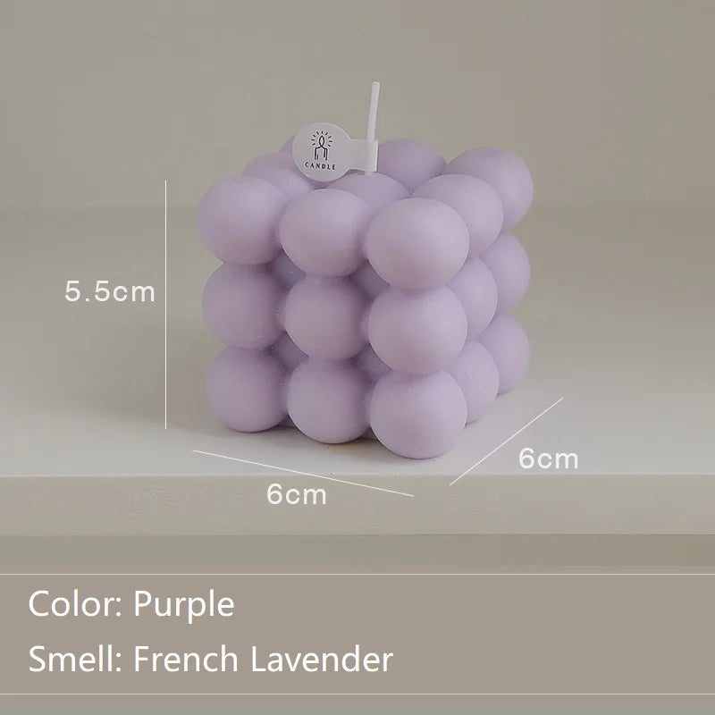 Mini Bubble Cube Scented Candle