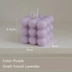 Mini Bubble Cube Scented Candle