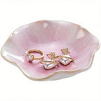 Ceramic Lotus Leaf Jewelry Tray