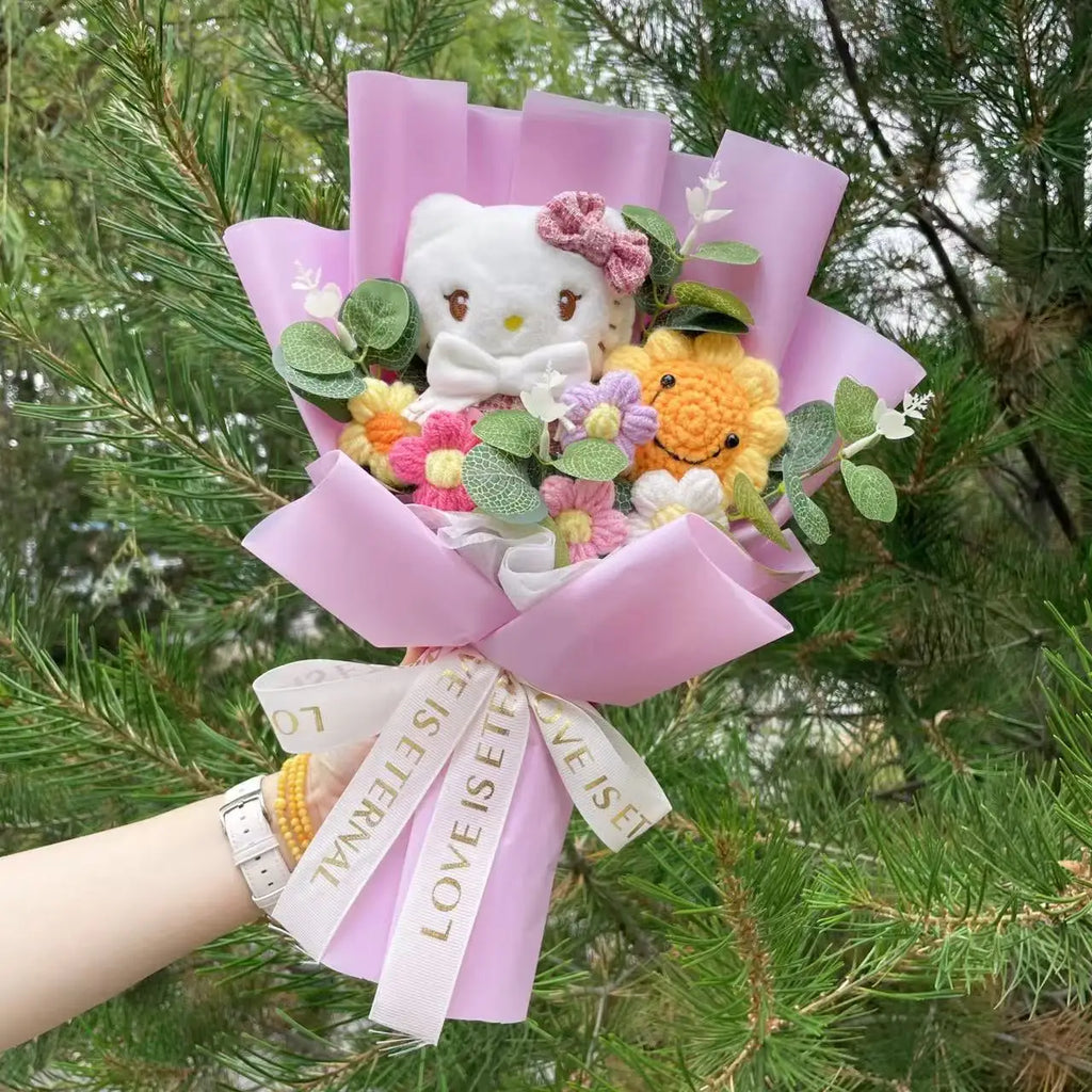 Cartoon Plush Flower Bouquet