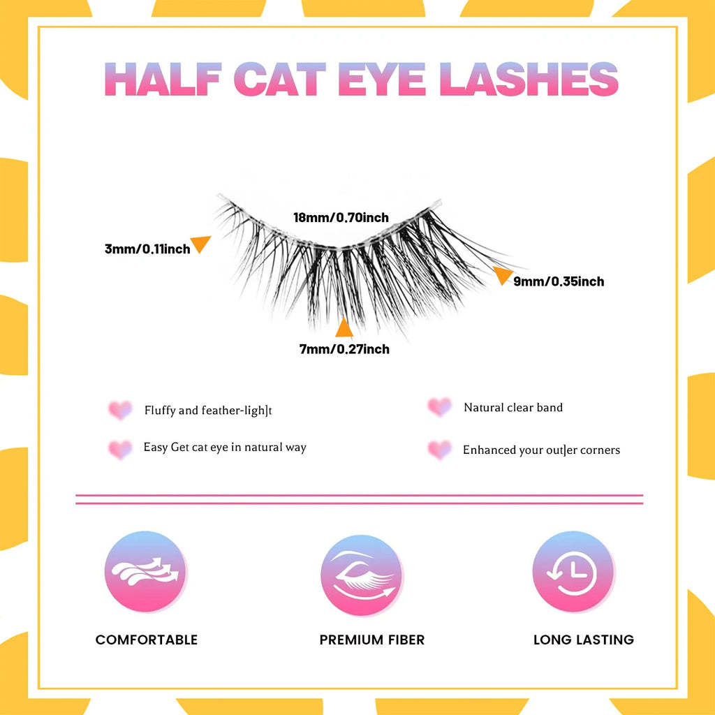 Half eyelashes